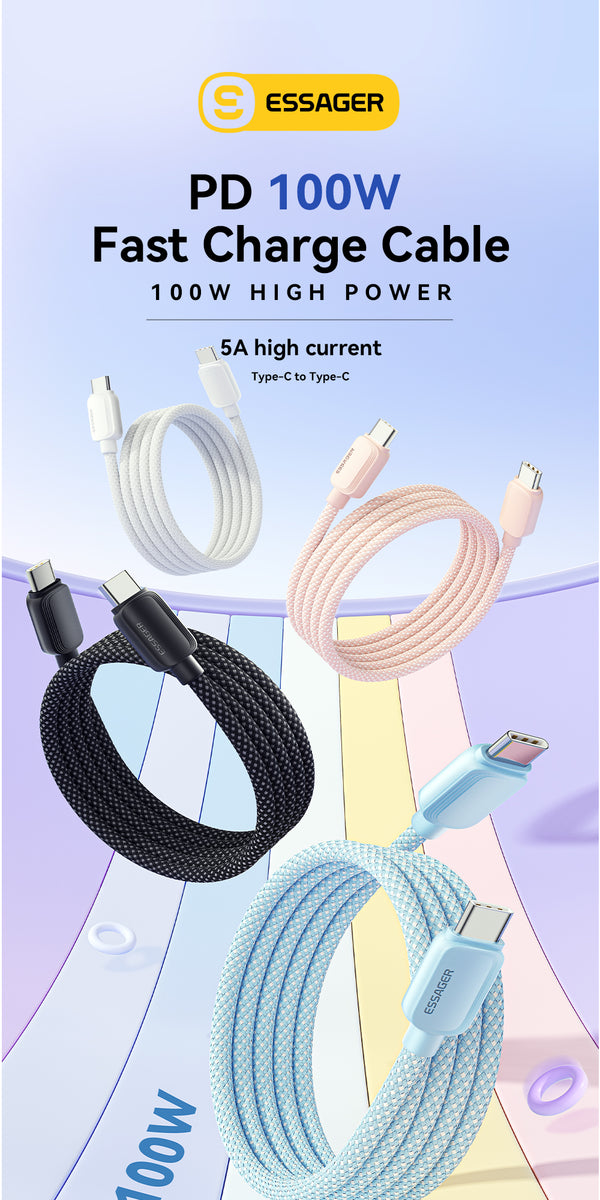 Essager Weilan C-C 100W fast charging cable