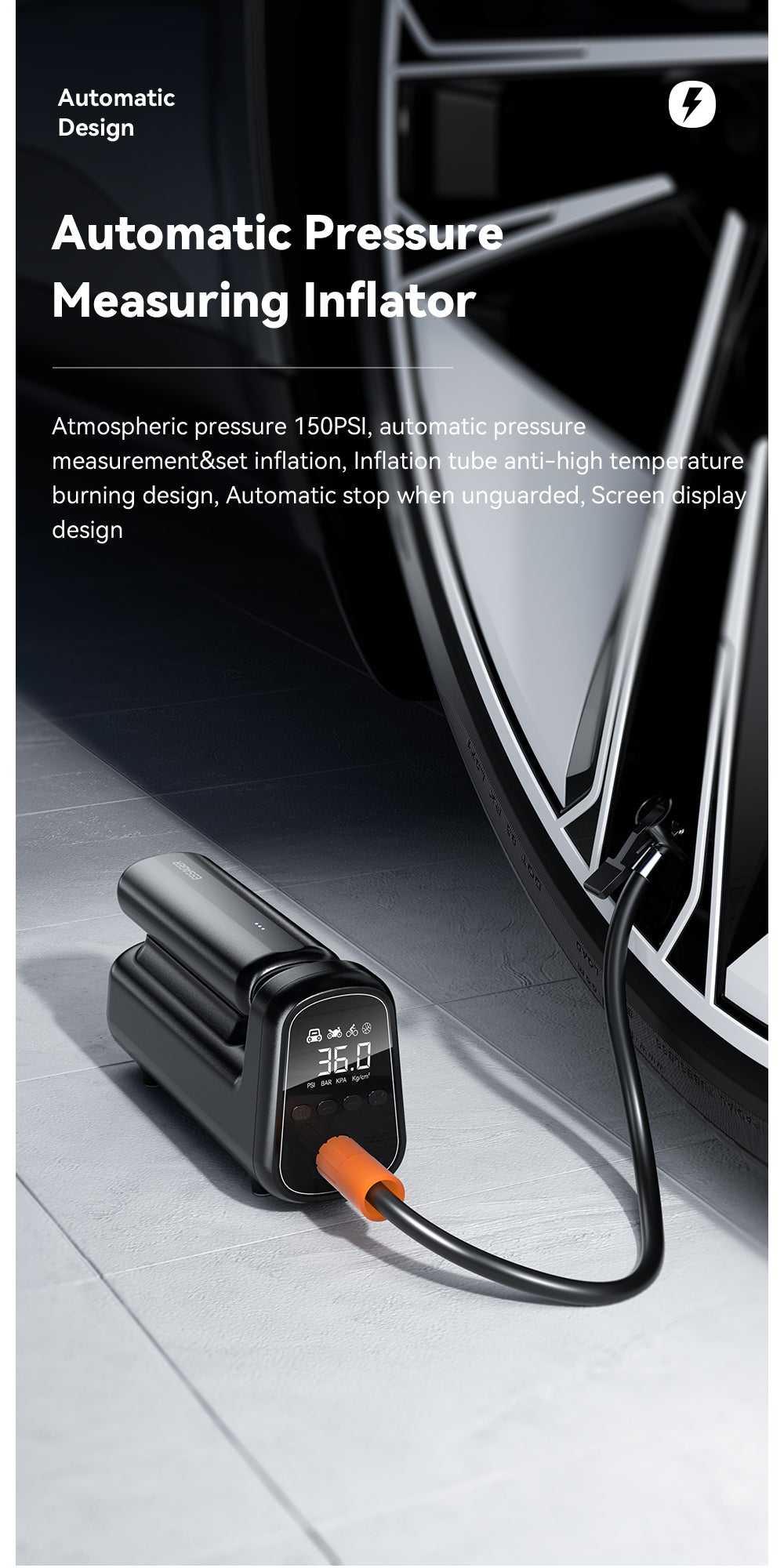 Essager 8000PA air pump vacuum cleaner