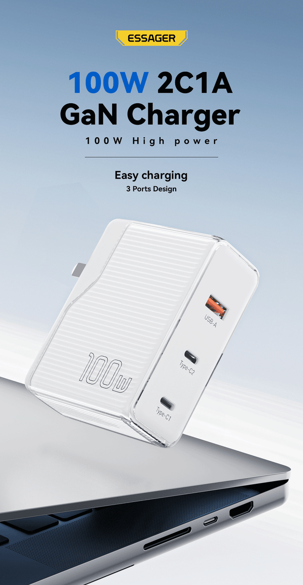 Essager Z-X 100W GaN  Fast charger