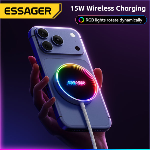 ESSAGER 15W Magnetic Fast Wireless Charger