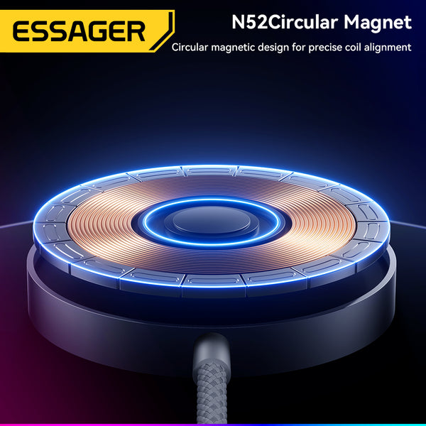 ESSAGER 15W Magnetic Fast Wireless Charger
