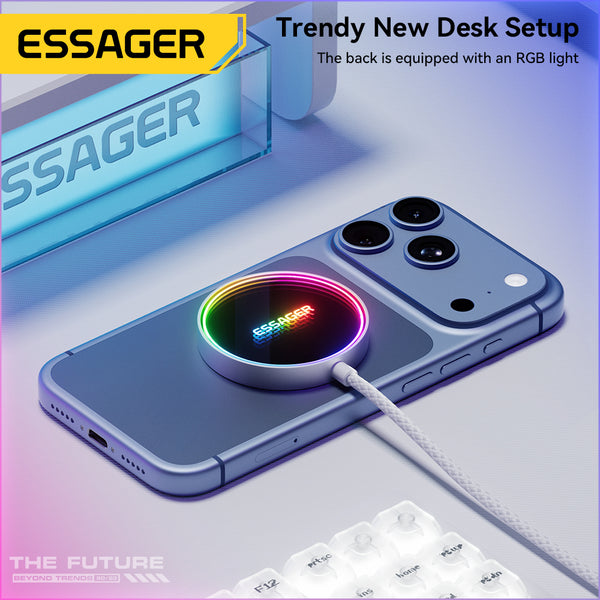 ESSAGER 15W Magnetic Fast Wireless Charger