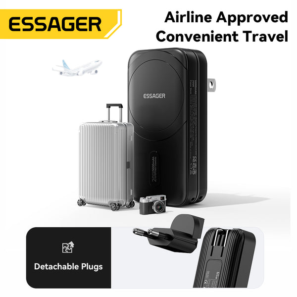 ESSAGER 3-in-1 Universal Travel Adapter