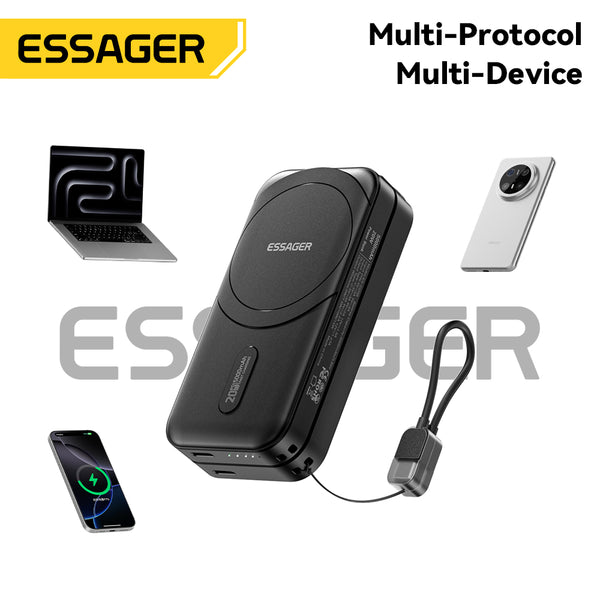 ESSAGER 3-in-1 Universal Travel Adapter