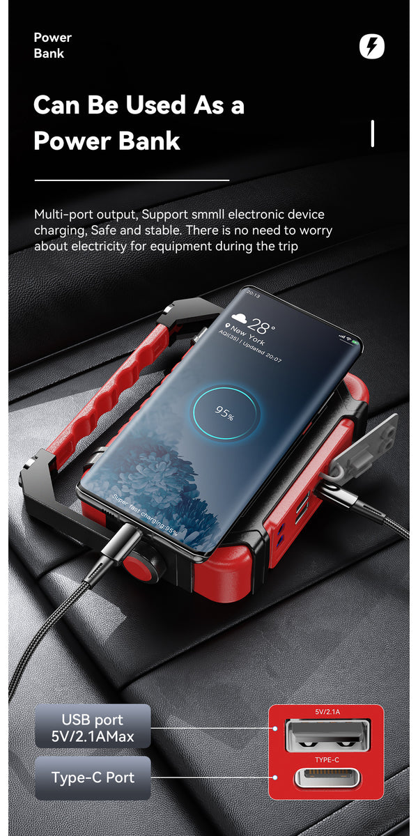 Essager 4-in-1 Automobile emergency starting power