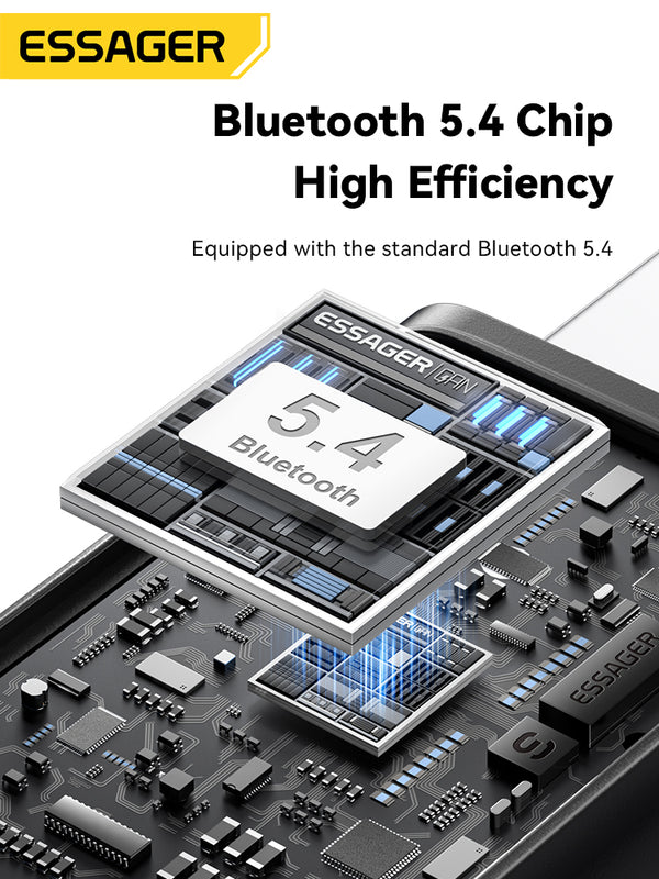 ESSAGER FM Bluetooth Car Adapter – Wireless Audio & Calls