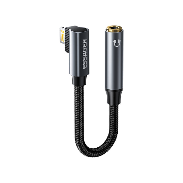 ESSAGER Zheyin Right-Angle Audio Adapter Cable