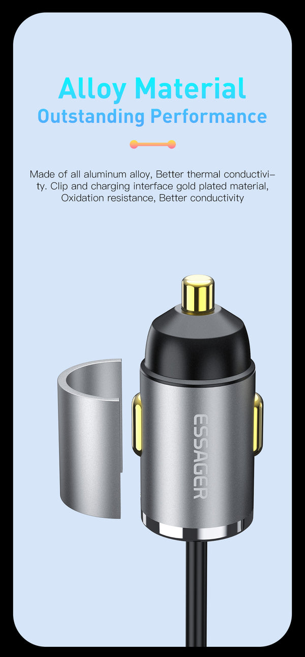 Essager  20W  With 1.5m Cable Car Charger