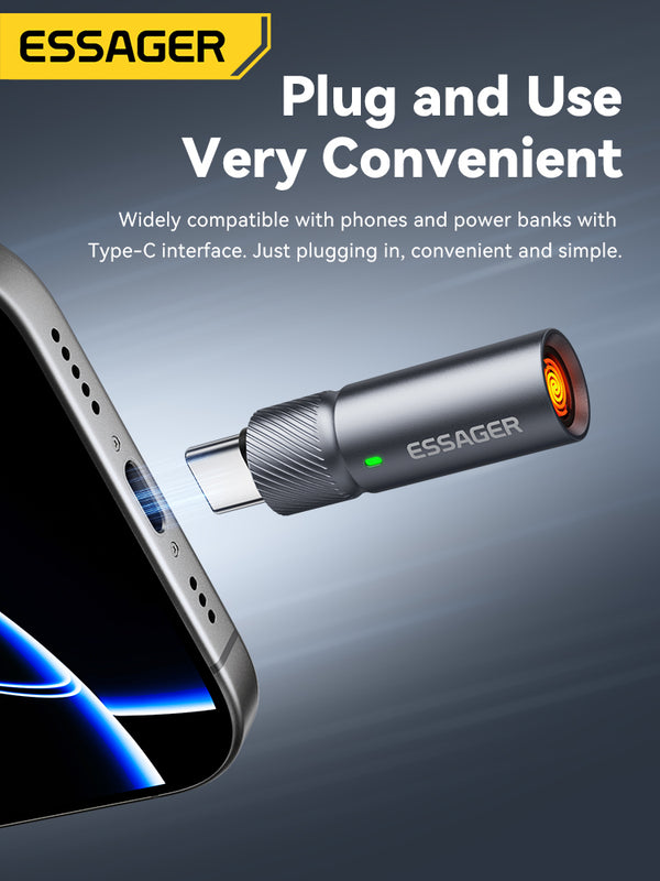 ESSAGER Type-C Cigarette Lighter Adapter
