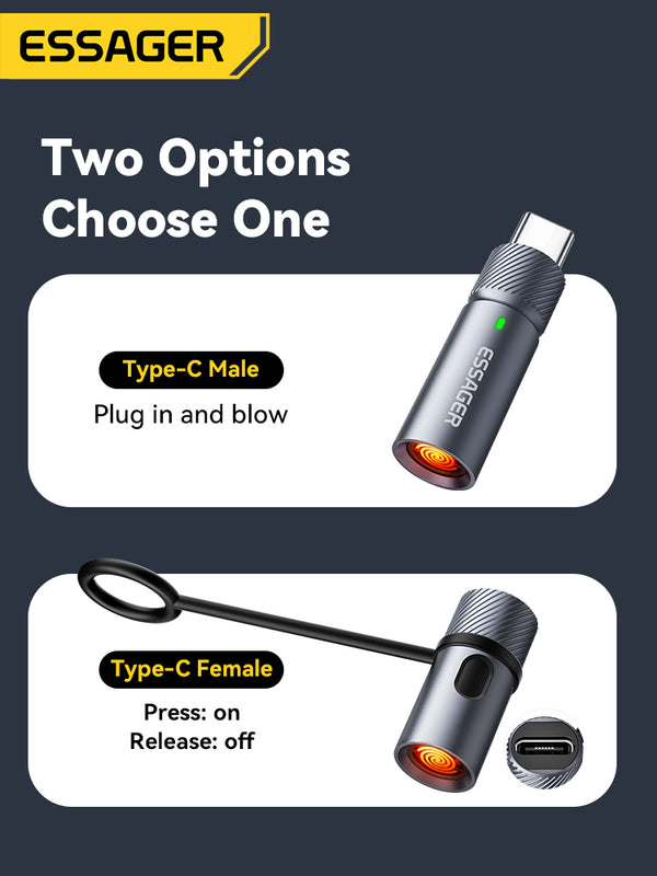 ESSAGER Type-C Cigarette Lighter Adapter