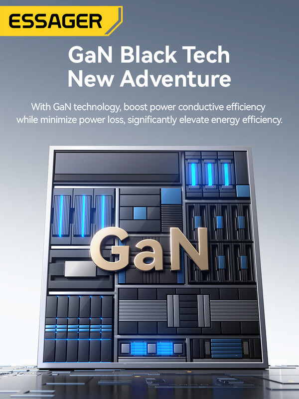 ESSAGER 20W Dual-Port Digital Display Fast Charger