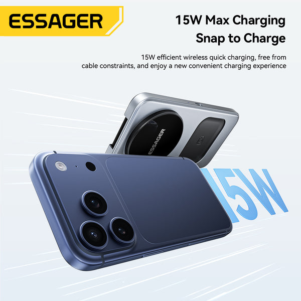 ESSAGER 3-in-1 Desktop Wireless Charger