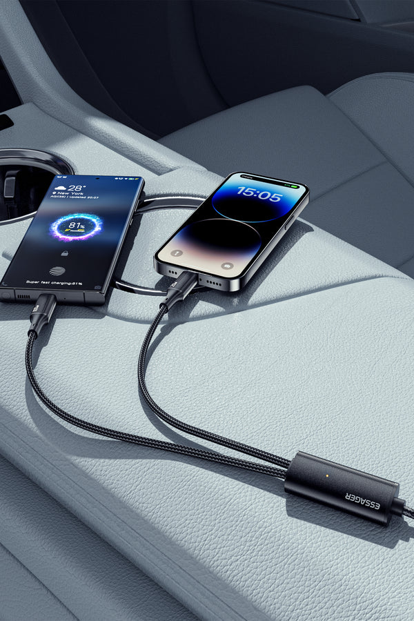 Essager Jiajian 100W  2 in 1 Fast charging cable