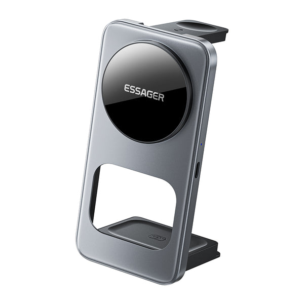 ESSAGER 3-in-1 Desktop Wireless Charger