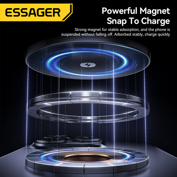 ESSAGER 3-in-1 15W Wireless Charging Station