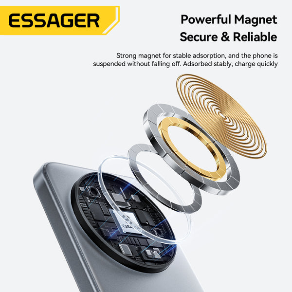 ESSAGER 3-in-1 Desktop Wireless Charger