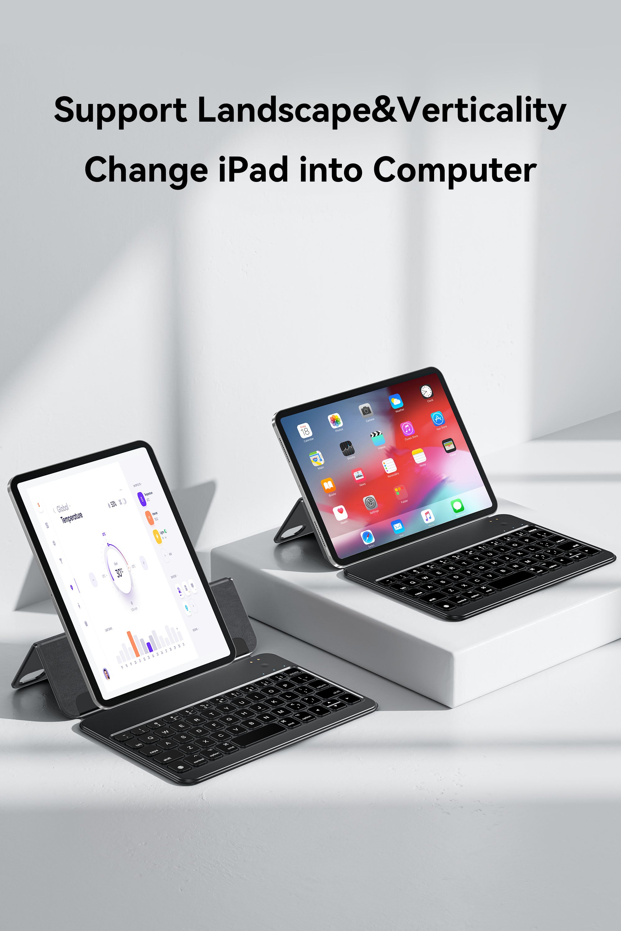 Essager Mini Bluetooth Keyboard for iPad 8.3 inch mini 6th