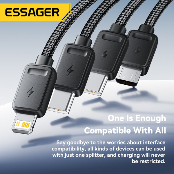 ESSAGER 1-to-4 USB Splitter Hub