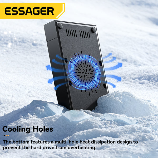 ESSAGER 3.5" SATA 3.0 External Hard Drive Enclosure