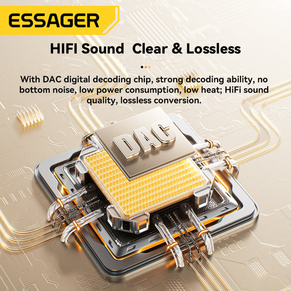 ESSAGER Zheyin Right-Angle Audio Adapter Cable