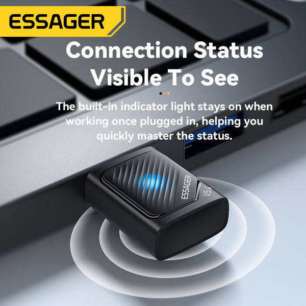 ESSAGER Bluetooth 6.0 USB Adapter