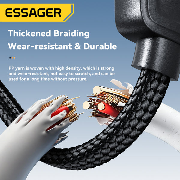 ESSAGER 1-to-4 USB Splitter Hub