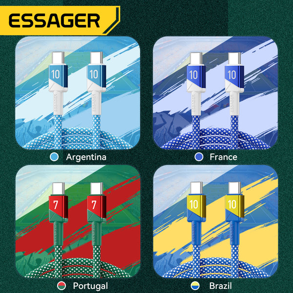 ESSAGER 100W USB-C to USB-C Cable