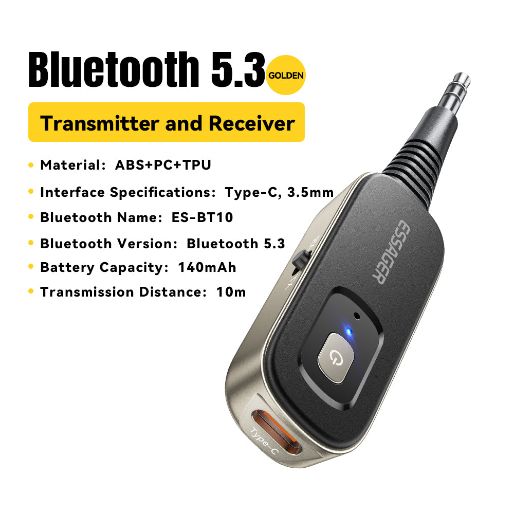 Essager 2-in-1 Bluetooth Audio Receiver Transmitter Wireless