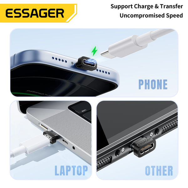 ESSAGER Usb Type C Port Fast Charging Anti Dust Protective Plug for Phone Laptop