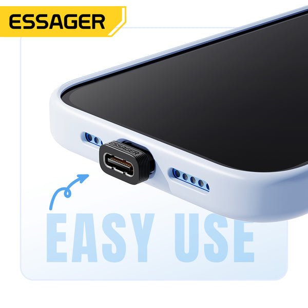 ESSAGER Usb Type C Port Fast Charging Anti Dust Protective Plug for Phone Laptop