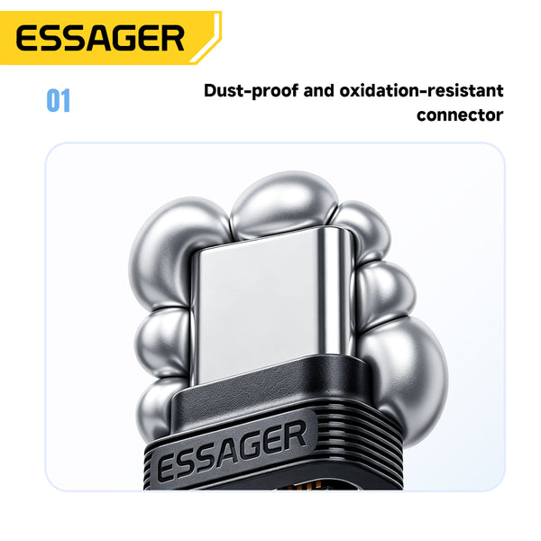 ESSAGER Usb Type C Port Fast Charging Anti Dust Protective Plug for Phone Laptop