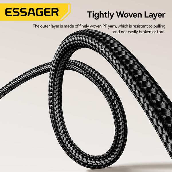 ESSAGER 6.5mm Male to 6.5mm Male Aux Jack Audio Cable