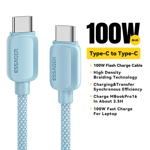 Essager Weilan C-C 100W fast charging cable