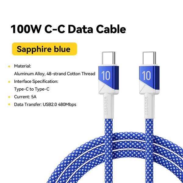 ESSAGER 100W USB-C to USB-C Cable