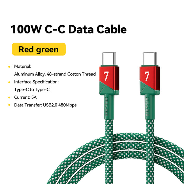 ESSAGER 100W USB-C to USB-C Cable