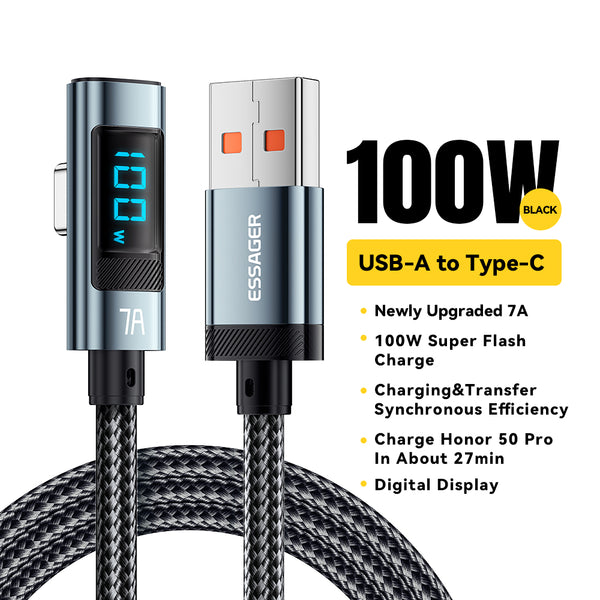 Essager Haochen Bend A-C 7A Fast Charging Cable