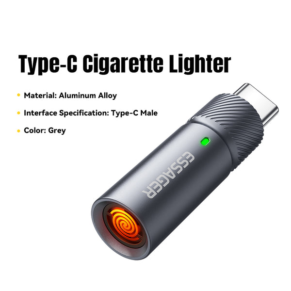 ESSAGER Type-C Cigarette Lighter Adapter