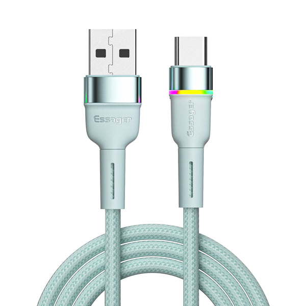 Essager 3A USB to C color LED fast charging cable